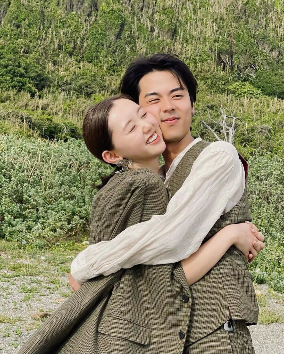 江野沢愛美、北條慶さん／江野沢愛美Instagramより