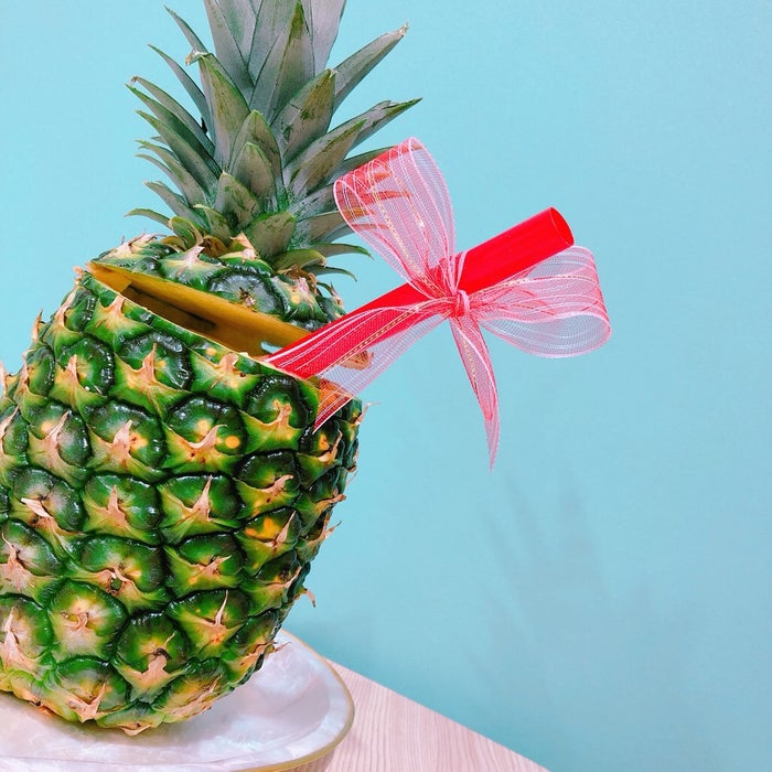 「amitapi」沖縄パインまるごとジュース￥1200（提供写真）