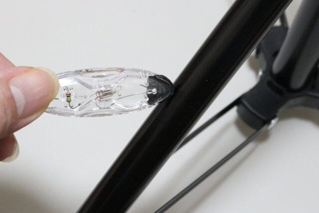 ダイソー　静電気除去キーホルダー　使用例