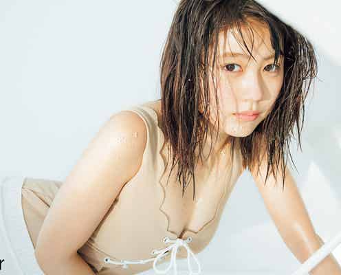 有村架純、水着で胸元チラリ “お色気かすみん”フェロモン放つ