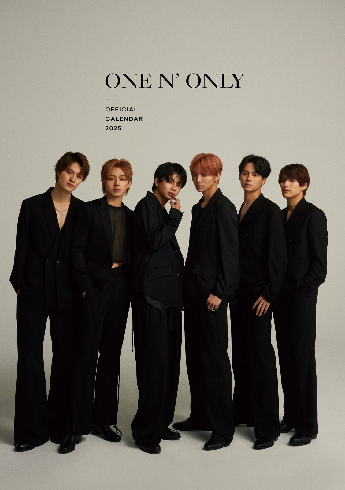 「ONE N’ ONLY OFFICIAL CALENDAR 2025」表紙カット（C）SDP