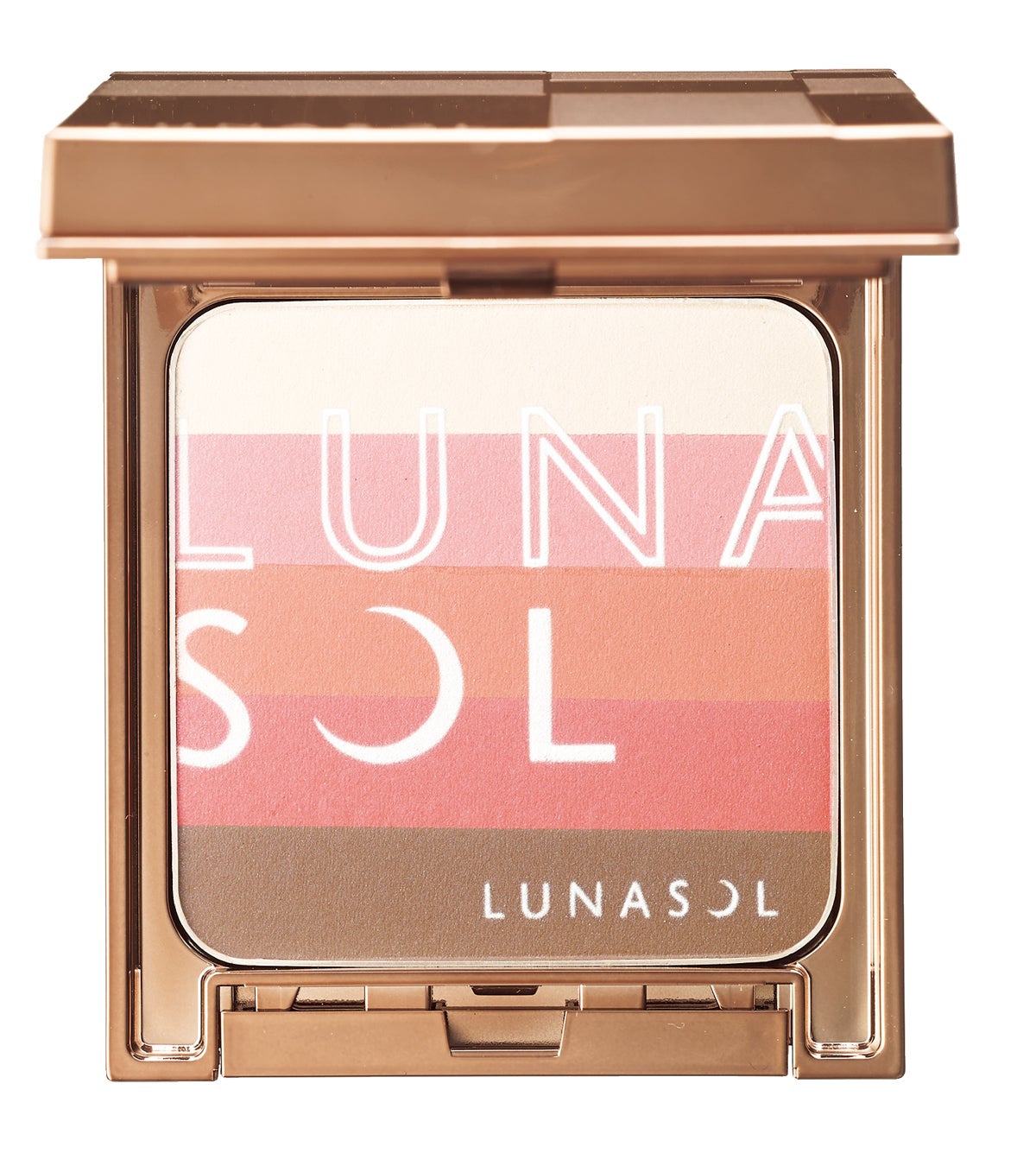 「モデリングサニーフェース＆ブラッシュ」“EX01 sunny coral”／画像提供：LUNASOL