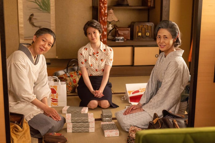 江口のりこ、今田美桜、松嶋菜々子「あんぱん」第126話(C)NHK