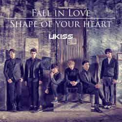 U-KISS「Fall in Love／Shape of your heart」（2013年12月18日発売）ジャケットB