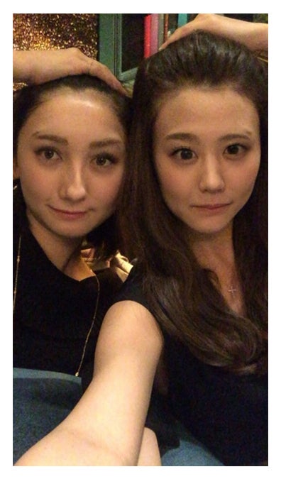 “顔交換”をしたおのののか（左）、ダレノガレ明美／おのののかオフィシャルブログ（Ameba）より