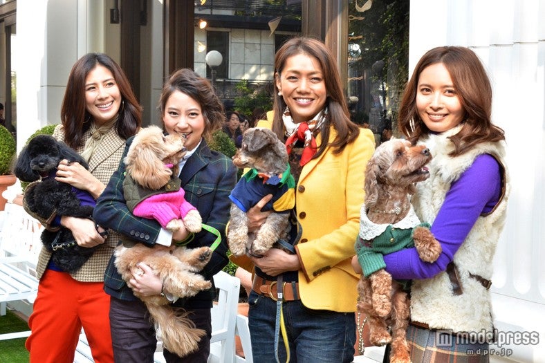 （左から）長谷川理恵、河北麻友子、前田典子、加藤夏希