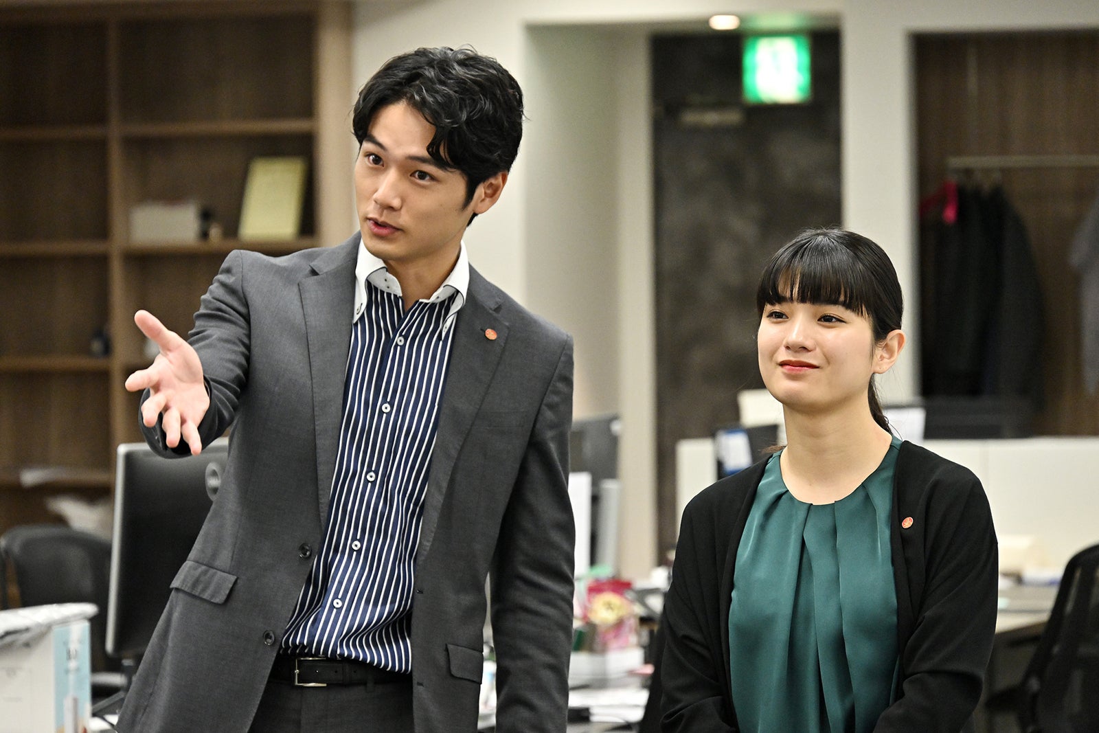 中川大輔、蒔田彩珠「リブート」第1話（C）TBS