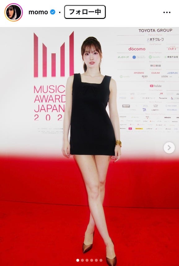 モモInstagramより