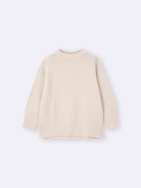 GUのパフニットオーバーサイズチュニック