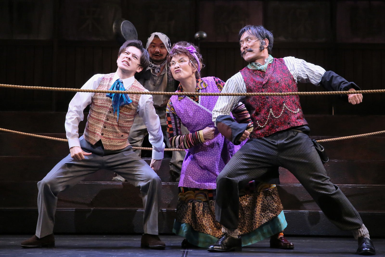 （左から）ウエンツ瑛士、根岸季衣、渡辺いっけい／撮影：宮川舞子（提供写真）