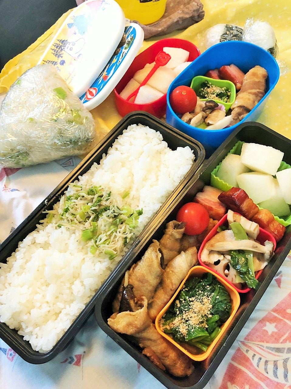 毎朝5時半に作るお弁当…中1の息子のは大きい！！（提供写真）
