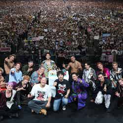 【HiGH＆LOW THE WORST】VS【THE RAMPAGE from EXILE TRIBE】完成披露試写会＆PREMIUM LIVE SHOWより（C）2019「HiGH＆LOW THE WORST」製作委員会 原作：高橋ヒロシ（※「高」は正式には「はしごだか」）（秋田書店） HI-AX