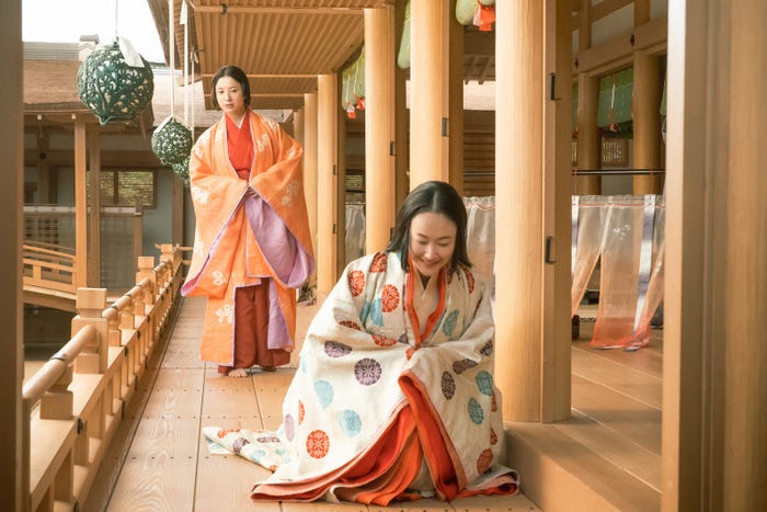 吉高由里子、黒木華「光る君へ」第12話より(C)NHK