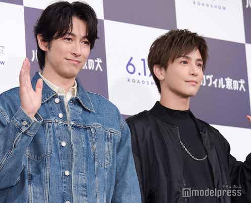 ディーン・フジオカ&岩田剛典、イベント前に2人でゲーセン “直してほしいところ”明かす<バスカヴィル家の犬 シャーロック劇場版>