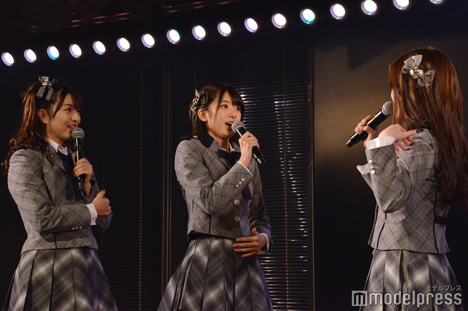 佐藤七海、大西桃香、谷川聖／AKB48チーム8「その雫は、未来へと繋がる虹になる。」公演 （C）モデルプレス