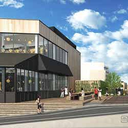 来春オープン「LOG ROAD DAIKANYAMA」/代官山駅側入口イメージ【モデルプレス】