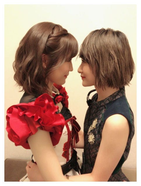 渡辺麻友、生駒里奈/生駒里奈オフィシャルブログより