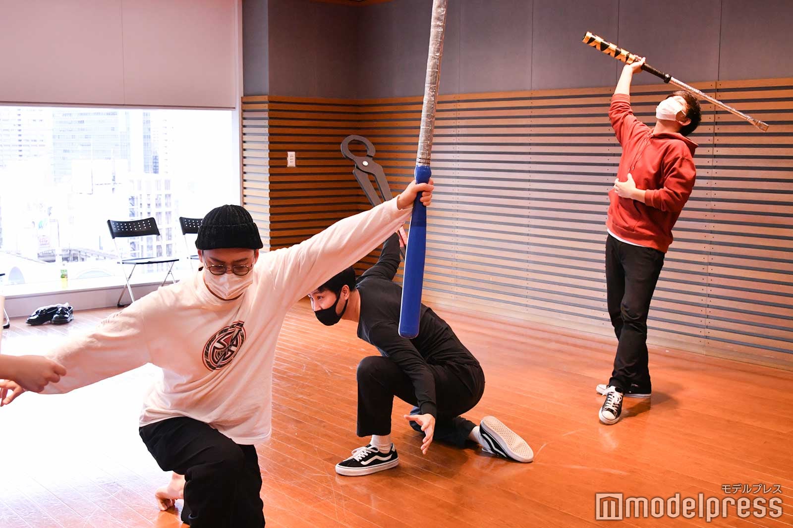 大津広次、淡路幸誠、向井慧／「KOUGU維新」ミュージカル稽古密着の様子（C）モデルプレス