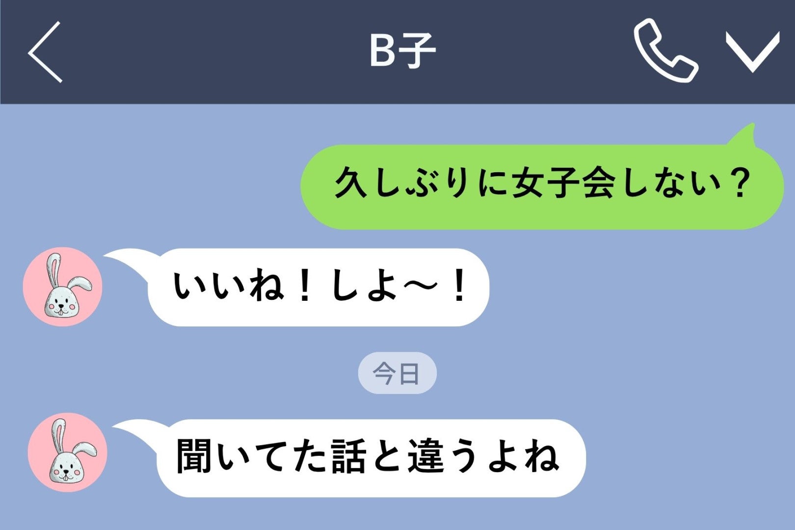 個室の前で背を向けた友人から届いた、「聞いていた話と違うよね」の１通