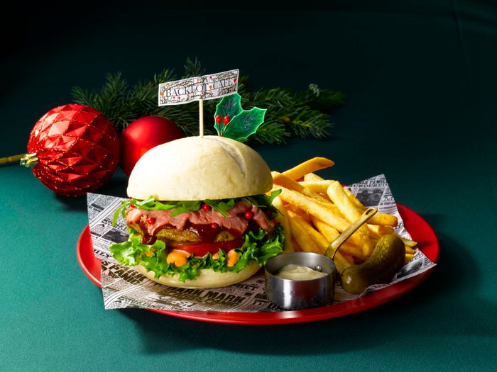 バックロットクリスマスハンバーガー2,200円（税込み）／提供画像