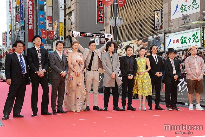 綾野剛主演「新宿スワン」ジャパンプレミアの様子