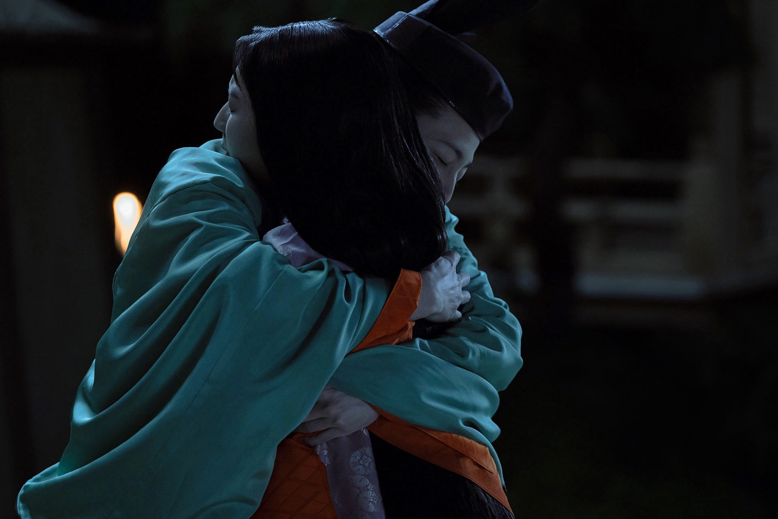 高杉真宙、小坂菜緒「光る君へ」（C）NHK