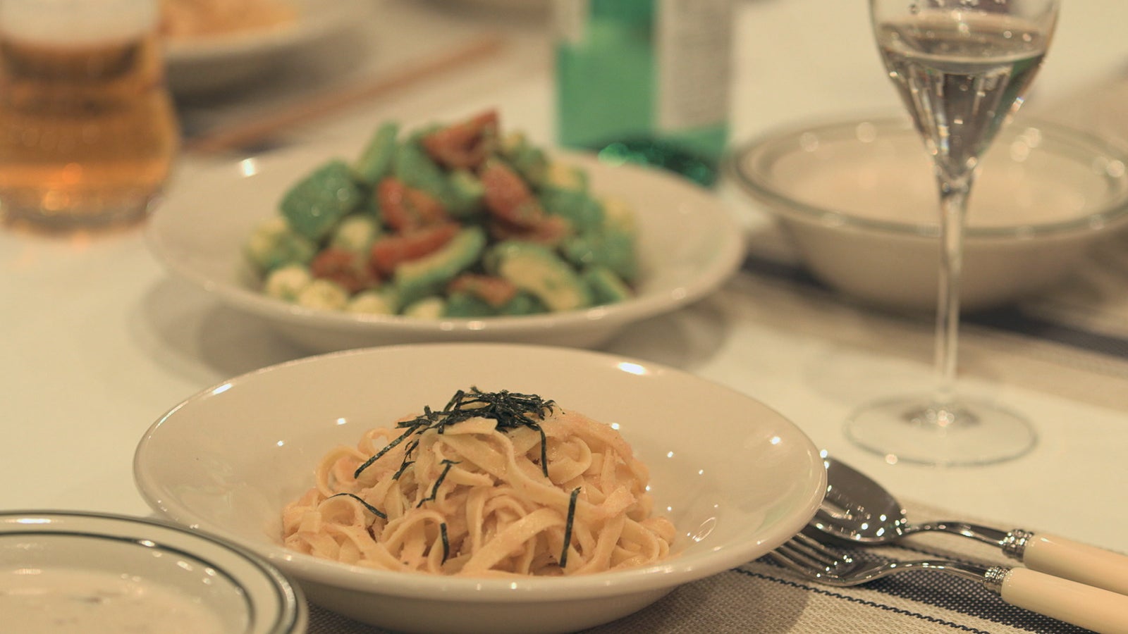 聖南が作った料理「TERRACE HOUSE OPENING NEW DOORS」11th WEEK（C）フジテレビ／イースト・エンタテインメント