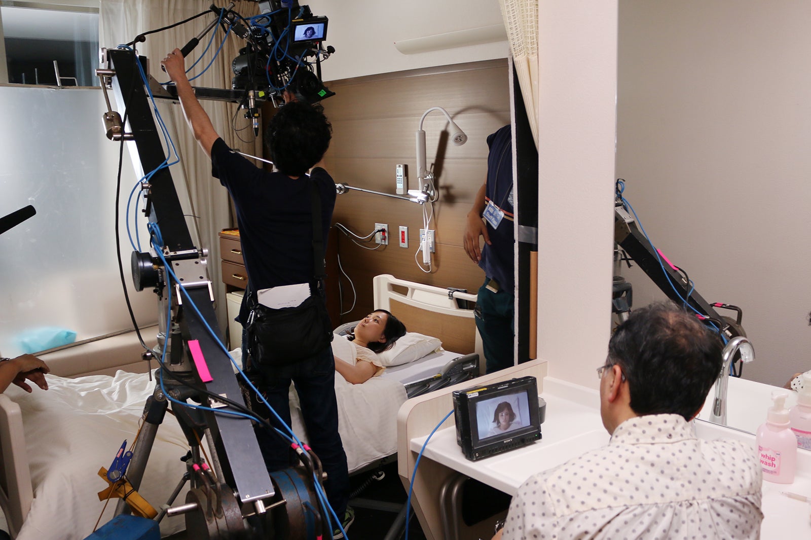 撮影中の様子（画像提供：株式会社SKIYAKI）