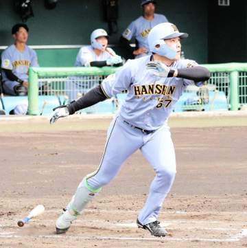 阪神・高寺 豪快3ラン「強い打球を」テーマ通り 五回から遊撃守備も 平田2軍監督「（起用の）可能性があるポジション」