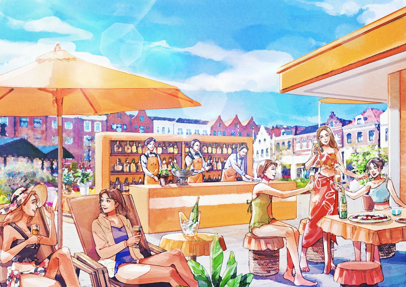 シャンパンバー／画像提供：ハウステンボス