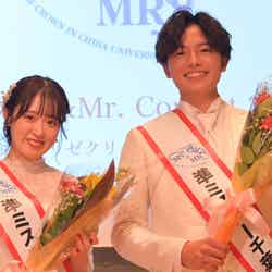 「千葉大学Ms.Contest」準グランプリ・坂本桜さん、森洸人さん （提供写真）
