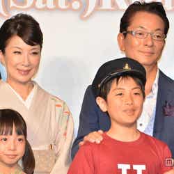 (上段左から)伊藤蘭、水谷豊(下段左から)花田優里音、吉岡竜輝