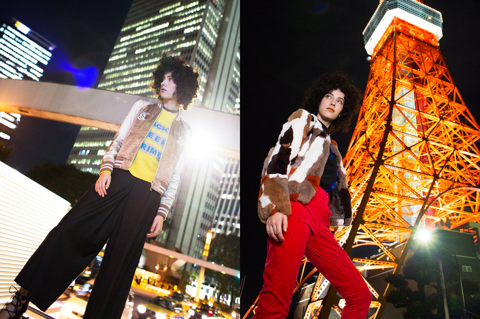 目立ってます！都会の輝きにも負けない“冬のトレンド”コーデ