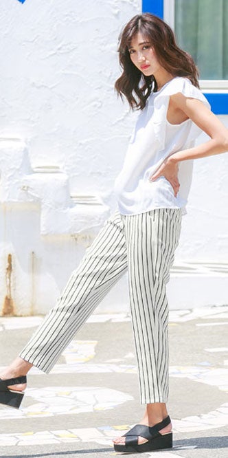 バックウエストゴム☆シンプルスラックスレギパン「神戸レタス」1990円（税込）／画像提供：神戸レタス