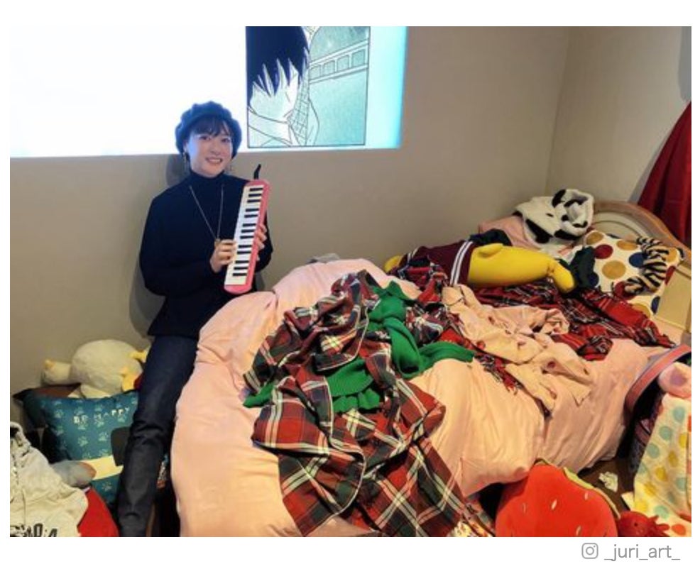 上野樹里「のだめカンタービレ展」訪問　懐かしの“汚部屋”に「ギャボーッ」