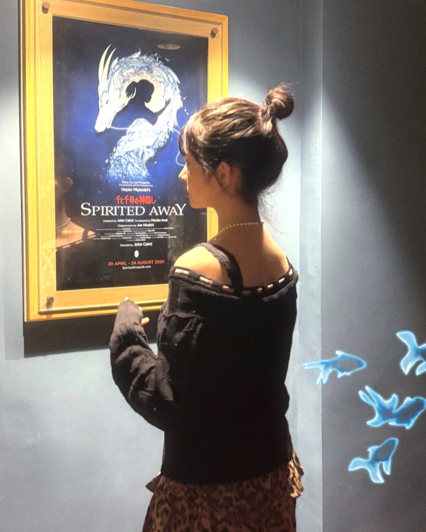 IVEレイ、ロンドンで舞台「千と千尋」会場へ イギリス満喫ショットに注目集まる