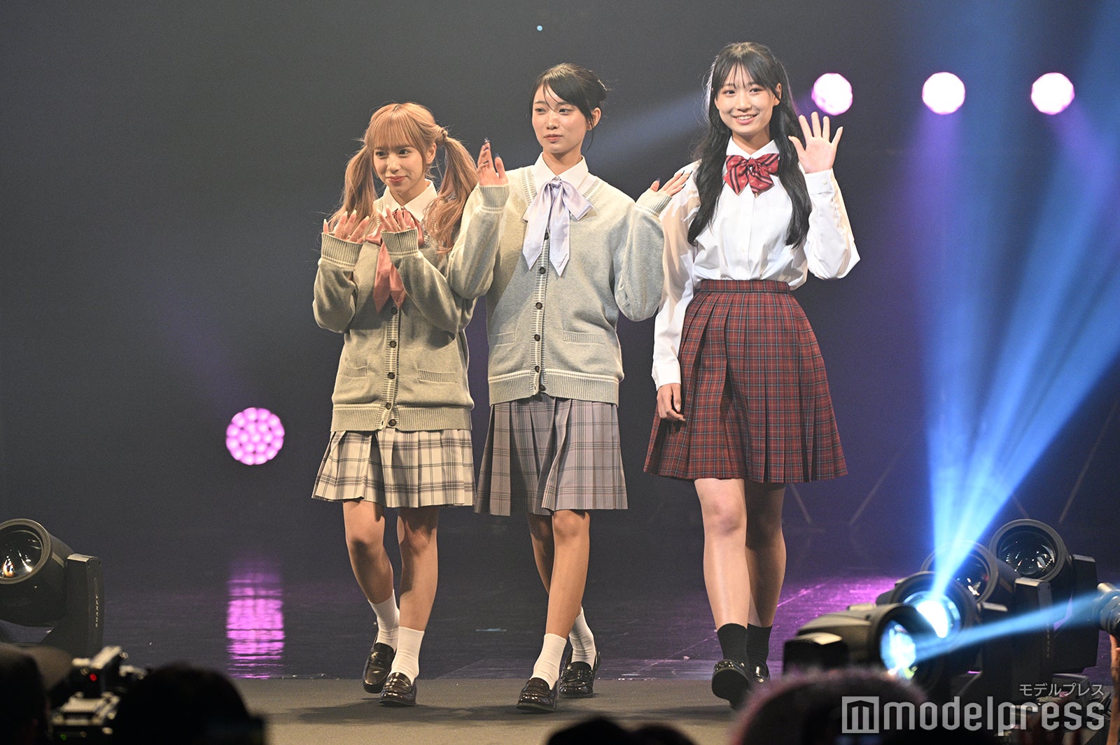 優音、れねぴ、百田汐里（C）モデルプレス