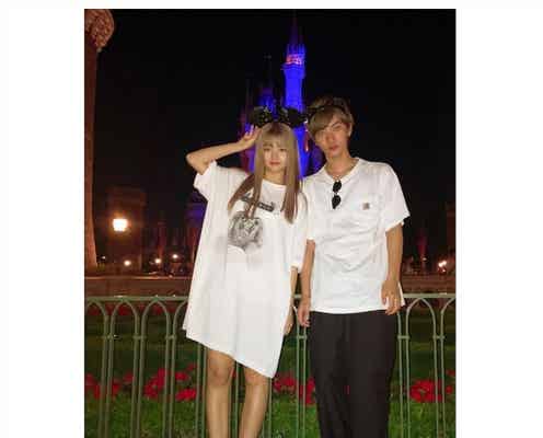 なちょす&那須泰斗“なちょころりん”カップルがディズニーデート リンクコーデがおしゃれ可愛い