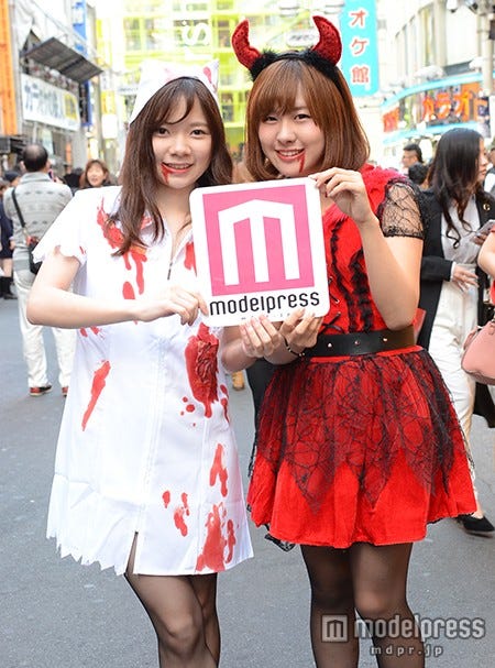 ナース・デビル×傷メイク/渋谷スナップ