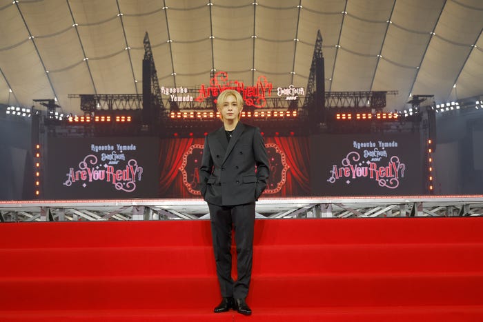 山田涼介「Ryosuke Yamada DOME TOUR 2026 Are You Red.Y?」囲み取材(提供写真)