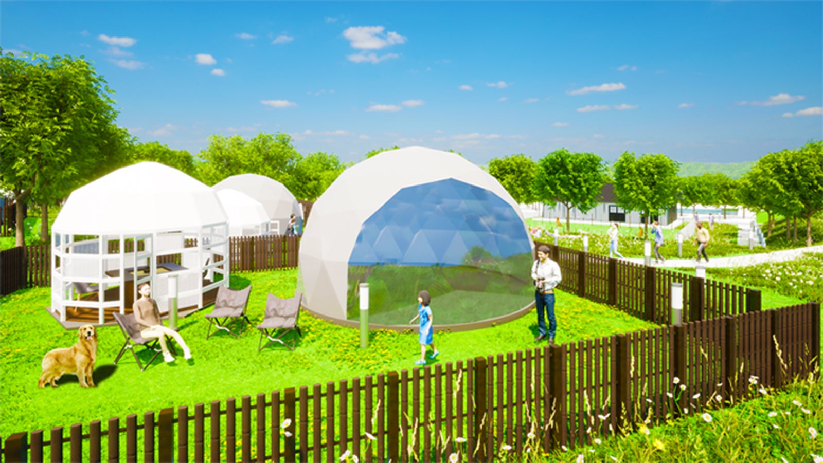 石川に犬同伴専用グランピング「グランハイド ウィズ ドッグ コマツ」2022年7月誕生