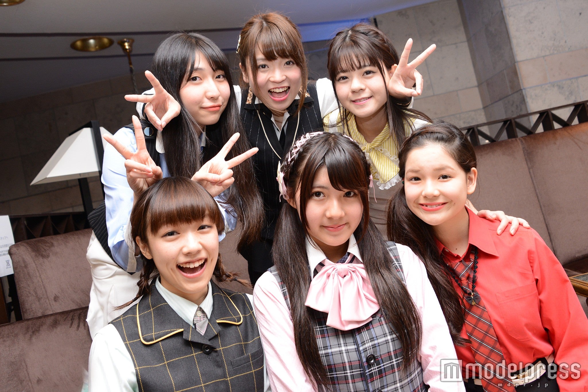 カプ式会社ハイパーモチベーション／（前列左から）小澤綾乃、齋藤優、詩島萌々（後列左から）仙咲ふうか、西條美里、小畑奈菜（C）モデルプレス