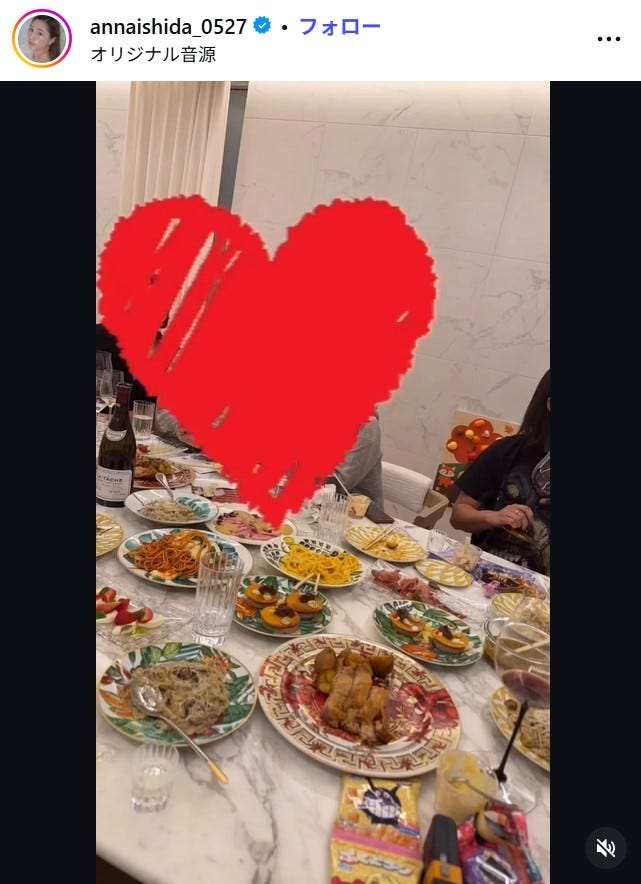 石田安奈Instagramより