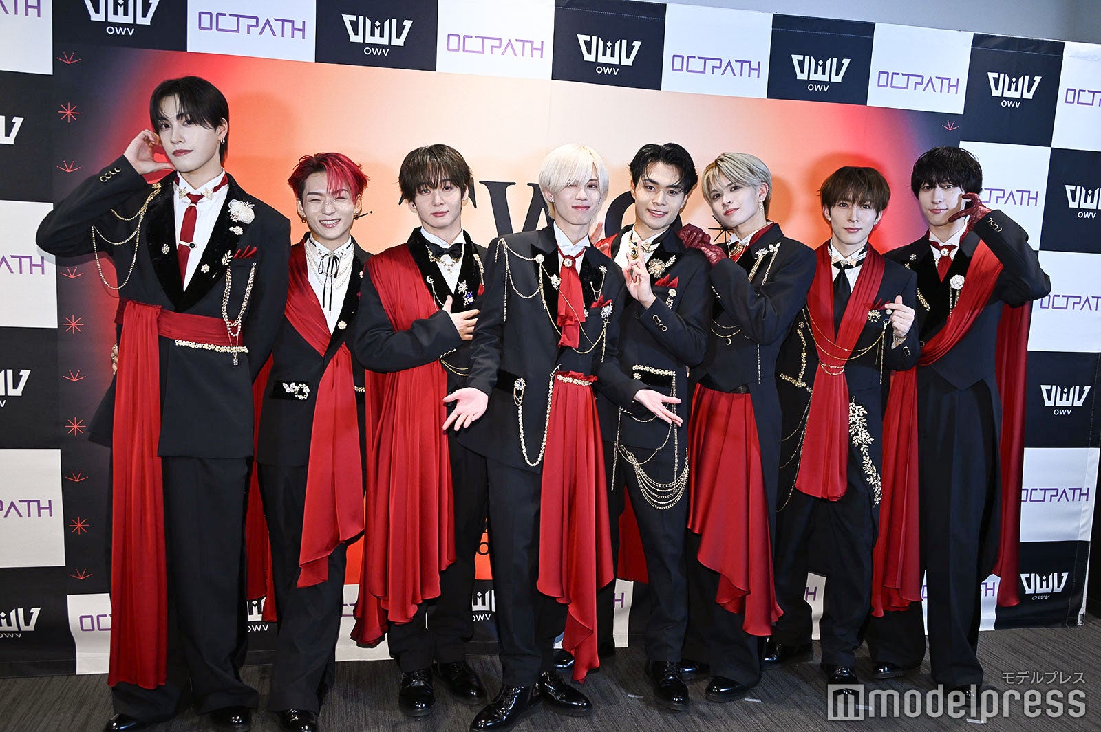 OCTPATH／西島蓮汰、古瀬直輝、太田駿静、小堀柊、海帆、小堀柊、高橋わたる、栗田航兵、四谷真佑（C）モデルプレス