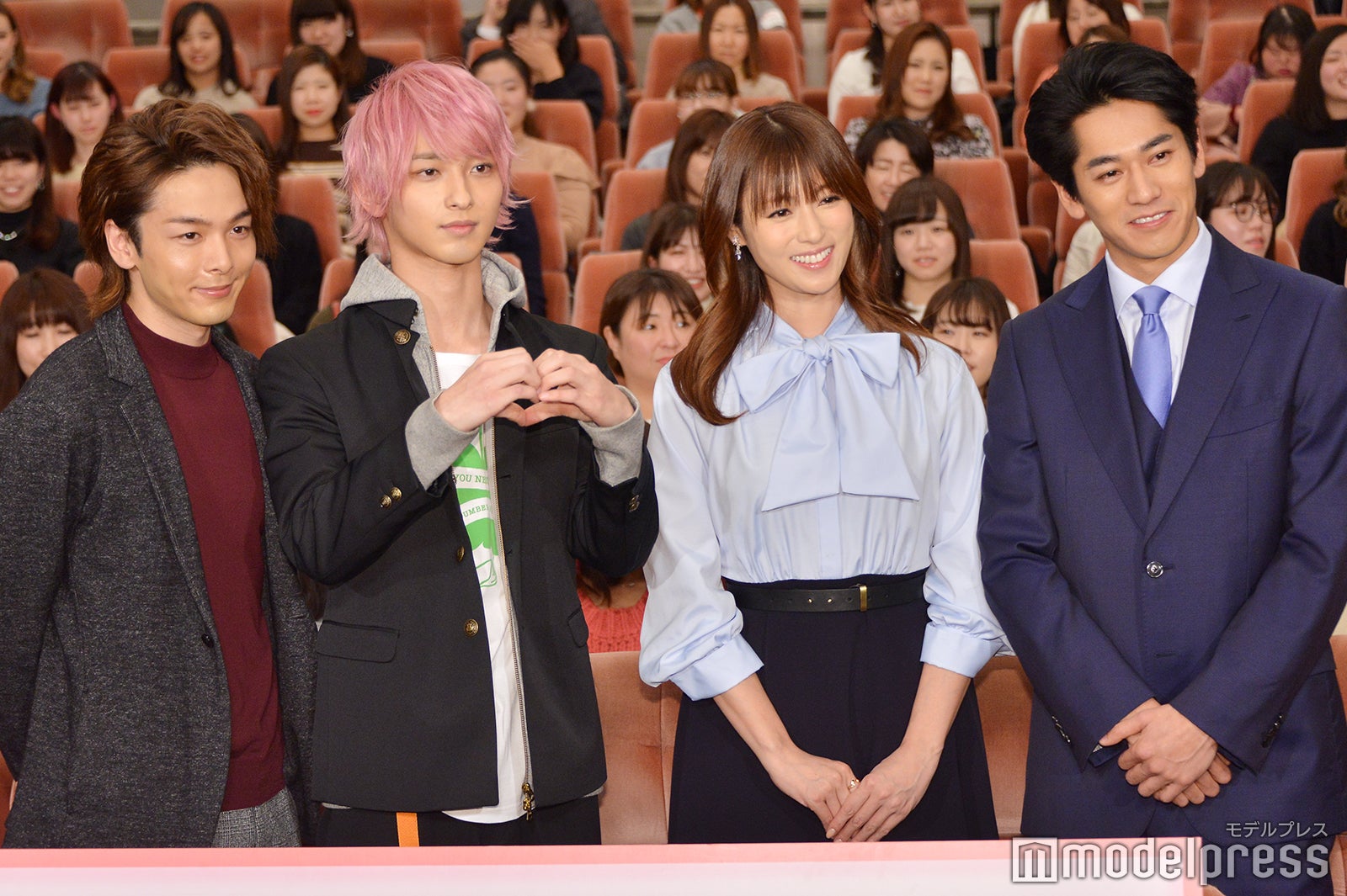 （左から）中村倫也、横浜流星、深田恭子、永山絢斗（C）モデルプレス