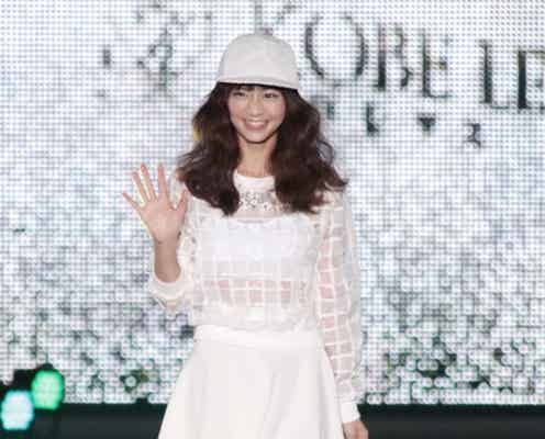 安田美沙子、結婚後初の公の場で3万人から祝福