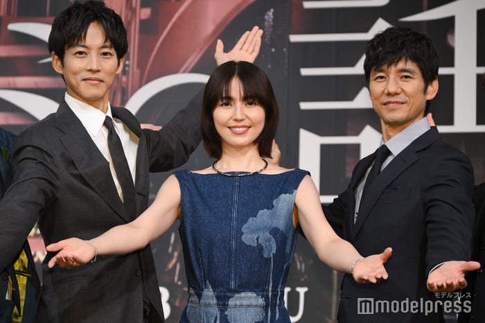 松坂桃李、長澤まさみ、西島秀俊(C)モデルプレス