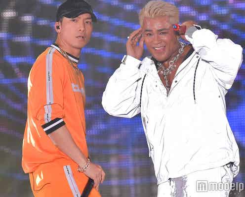 CRAZYBOY(三代目JSB ELLY)、SWAYとサプライズコラボに大阪熱狂<関コレ2018S/S>