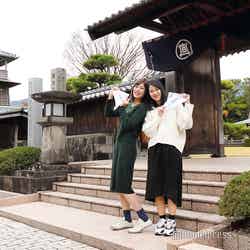 江戸時代の門が再現された由比本陣公園。(C)モデルプレス