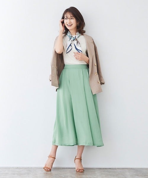 30代女性におすすめの春コーデ 21 トレンドを抑えた春服の着こなし方 モデルプレス